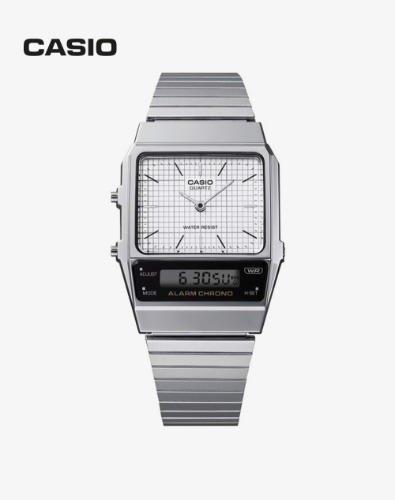 [카시오] AQ-800E-7A 남자여자공용 커플 메탈 손목 시계